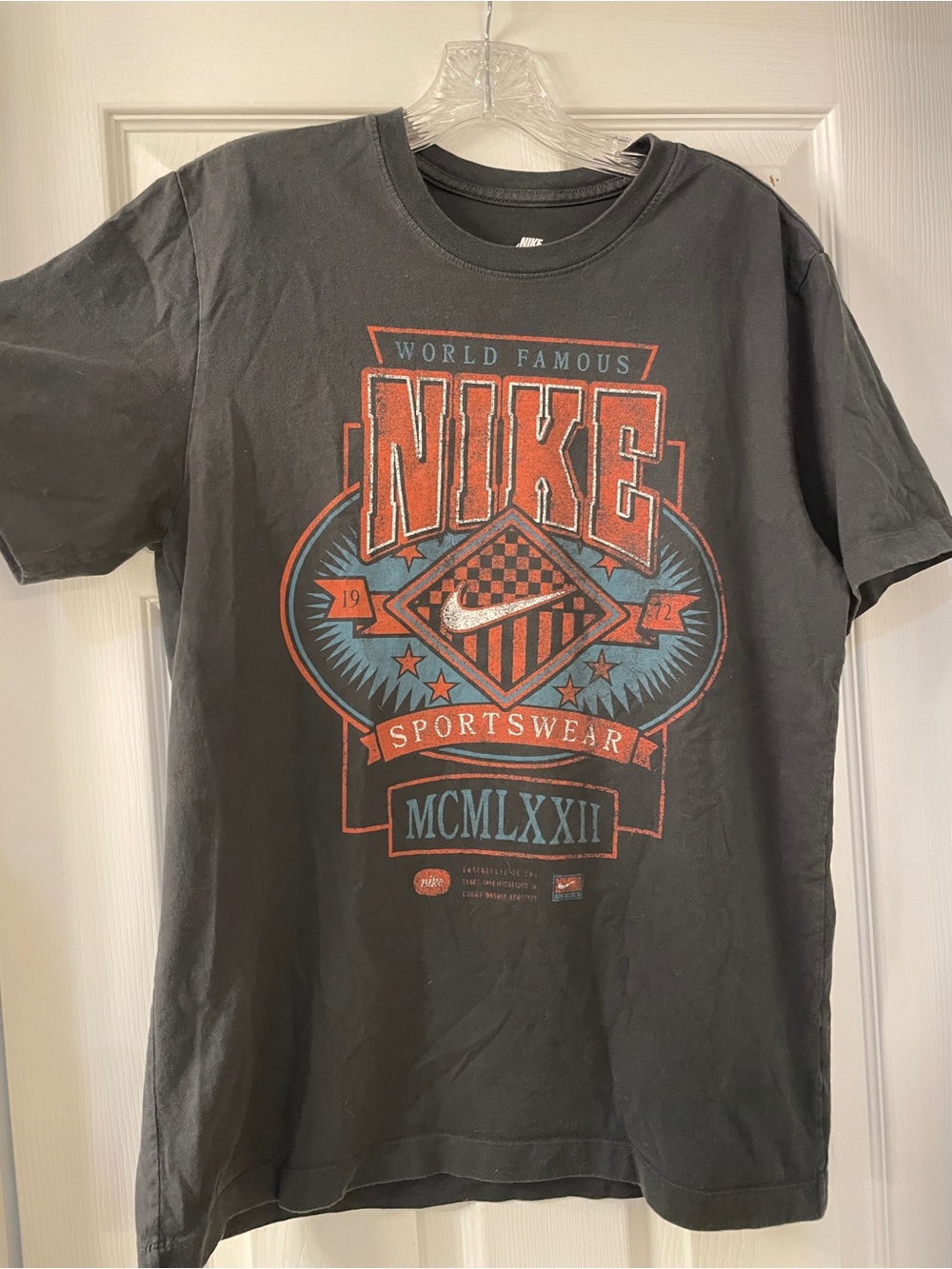Nike Black Short-Sleeve Graphic Tee